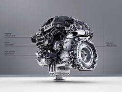 L’alterno-démarreur intégré Mercedes permet des économies de carburant