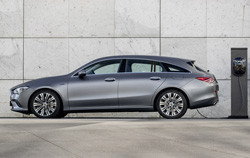 Le Mercedes CLA Shooting Brake hybride rechargeable EQ Power débite 218 ch