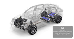 La Seat Leon Sportstourer 1.5 litre TGI fonctionne au gaz naturel comprimé