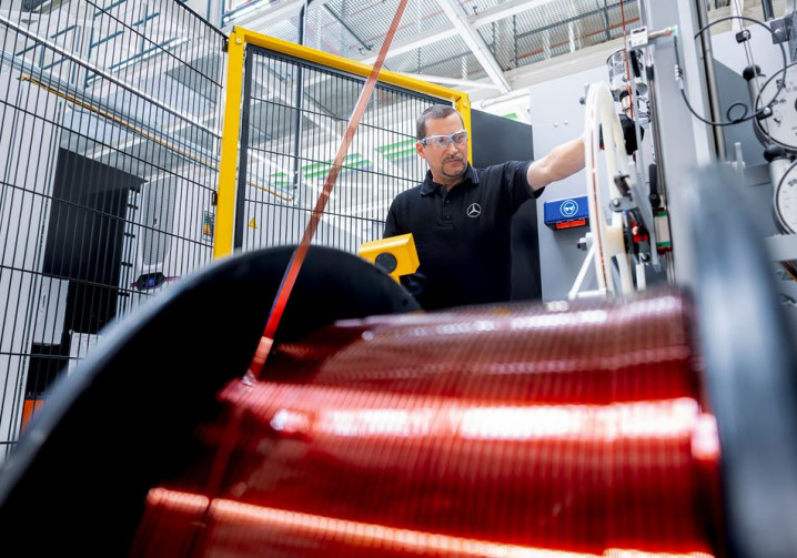 L'usine Mercedes-Benz de Berlin-Marienfelde assure la production à grande échelle de moteurs électriques à flux axial