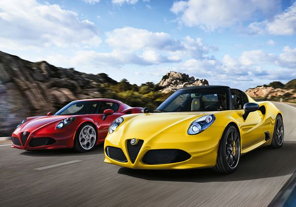 L'Alfa Romeo 4C Spider offre des performances de haut niveau