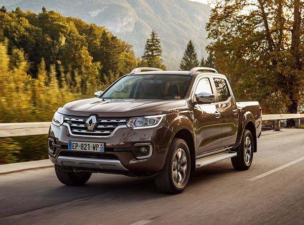 Le pick-up d’une tonne Renault Alaskan intègre une face avant musclée