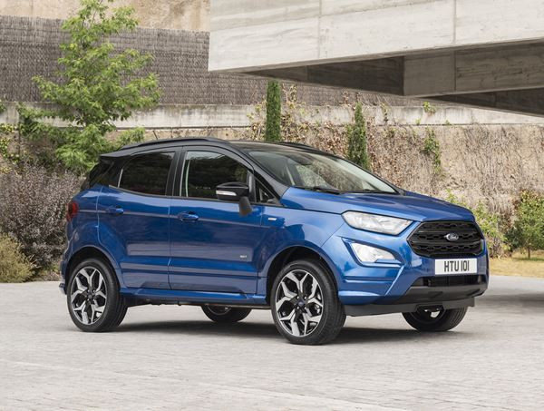 Le SUV Ford EcoSport s'appuie sur un design extérieur robuste