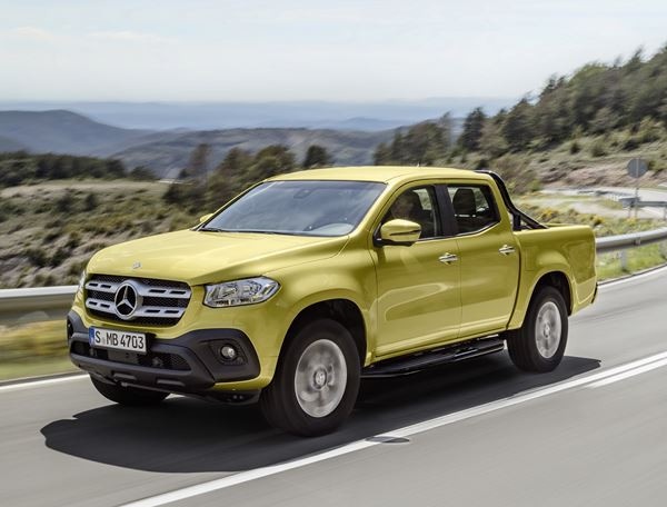 La Mercedes Classe X allie les caractéristiques typiques d'un pickup