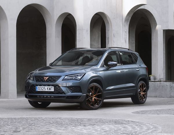 Le SUV sportif Cupra Ateca délivre une puissance de 300 ch et un couple de 400 Nm