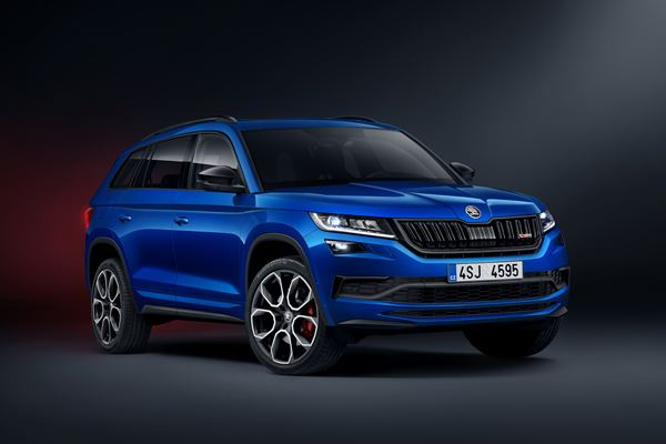 La Skoda Kodiaq RS 2.0 Bi-TDI débite une puissance de 240 ch