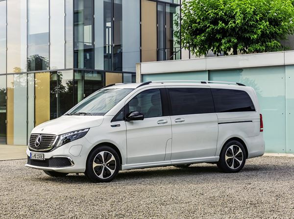 Le grand monospace électrique Mercedes EQV revendique une autonomie de 353 km