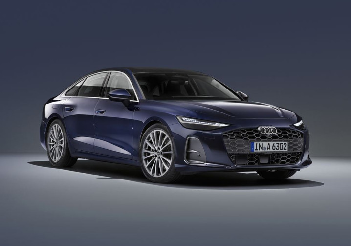 La berline première classe Audi A6 en approche