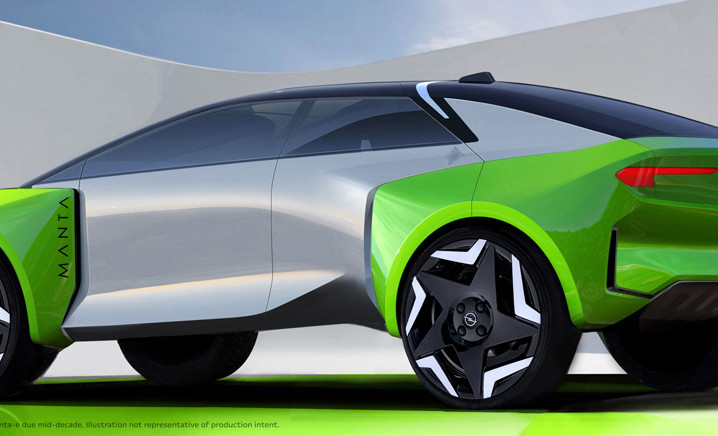 L'Opel Manta à propulsion électrique à batterie s'annonce au milieu de la décennie