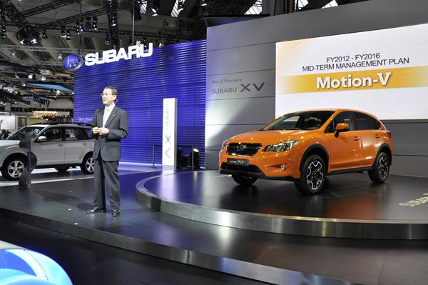 Subaru présente le nouveau crossover compact XV à Francfort