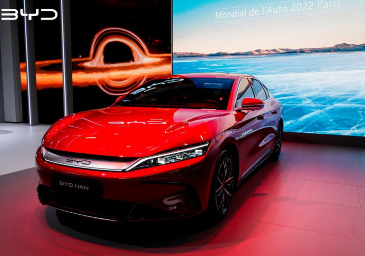 La berline routière électrique Byd Han offre des prestations de haut niveau