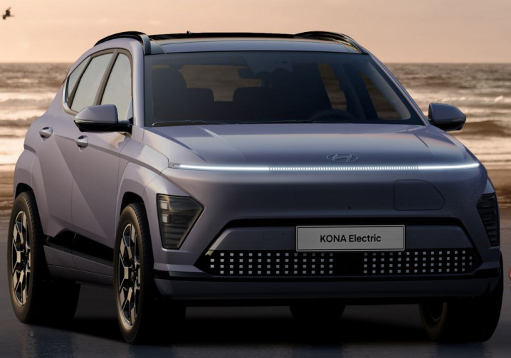 Le Hyundai Kona électrique de nouvelle génération se distingue par un design futuriste distinctif