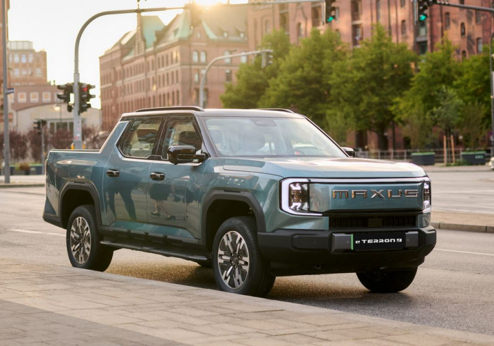 Le pick-up électrique à transmission intégrale Maxus eTerron 9 développe une puissance de 442 ch