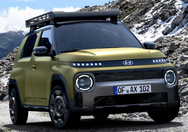 La citadine électrique Hyundai Inster Cross affiche un look de baroudeur