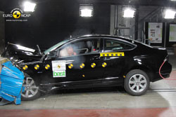 La Mercedes Classe C Coupé obtient cinq étoiles aux crash-tests Euro NCAP