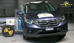 Le Honda CR-V obtient cinq étoiles aux crash-tests Euro NCAP