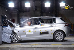 La Peugeot 308 décroche 5 étoiles aux crash-tests Euro NCAP
