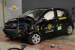 La Hyundai i10 obtient quatre étoiles aux crash-tests Euro NCAP