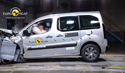 Le Citroën Berlingo obtient trois étoiles au test Euro NCAP