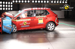 La citadine Skoda Fabia obtient cinq étoiles aux crash-tests Euro NCAP