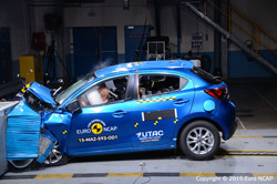 La Mazda 2 obtient quatre étoiles aux crash-tests Euro NCAP