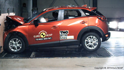 Le Mazda CX-3 obtient quatre étoiles aux crash-tests Euro NCAP