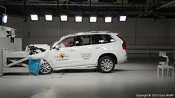 Le Volvo XC90 obtient cinq étoiles aux crash-tests Euro NCAP
