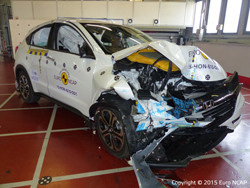 Le Honda HR-V obtient cinq étoiles aux crash-tests Euro NCAP