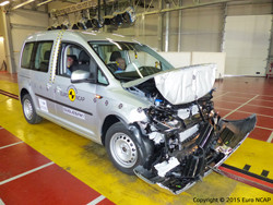 Le Volkswagen Caddy obtient quatre étoiles aux crash-tests Euro NCAP