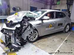 La Renault Mégane obtient cinq étoiles aux crash-tests Euro NCAP