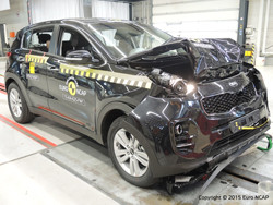 Le Kia Sportage obtient cinq étoiles aux crash-tests Euro NCAP