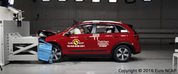 Le Kia Niro obtient quatre étoiles aux crash-tests Euro NCAP