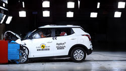 Le SsangYong Tivoli obtient trois étoiles aux crash-tests Euro NCAP