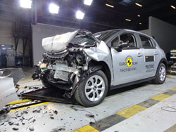 La Citroën C3 obtient quatre étoiles aux crash-tests Euro NCAP