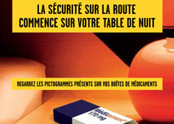 Les médicaments à risque responsables de 3% à 4% des accidents corporels de la route