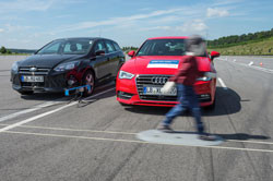 Le freinage d’urgence automatique évite jusqu’à 72 % des collisions arrière