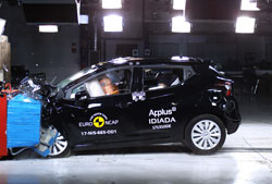La Nissan Micra obtient quatre étoiles aux crash-tests Euro NCAP