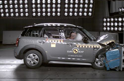 Le Mini Countryman obtient cinq étoiles aux crash-tests Euro NCAP