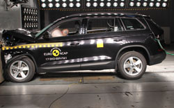 Le Skoda Kodiaq obtient cinq étoiles aux crash-tests Euro NCAP