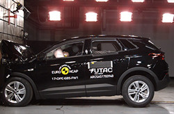 L'Opel Grandland X obtient cinq étoiles aux crash-tests Euro NCAP