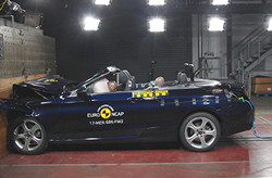La Mercedes Classe C Cabriolet obtient cinq étoiles aux crash-tests Euro NCAP