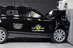 Le Range Rover Velar obtient cinq étoiles aux crash-tests Euro NCAP