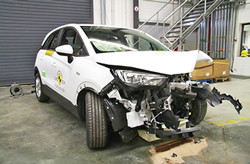 L'Opel Crossland X obtient cinq étoiles aux crash-tests Euro NCAP