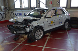 Le Volkswagen T-Roc obtient cinq étoiles aux crash-tests Euro NCAP