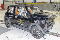 La Citroën e-Mehari obtient trois étoiles aux crash-tests Euro NCAP