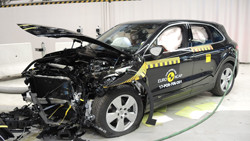 Le Porsche Cayenne obtient cinq étoiles aux crash-tests Euro NCAP
