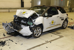 La DS 3 obtient trois étoiles aux crash-tests Euro NCAP