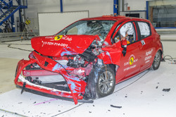 La Toyota Yaris obtient cinq étoiles aux crash-tests Euro NCAP