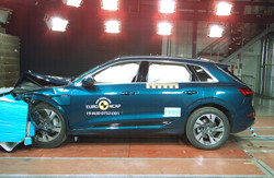 L'Audi e-tron obtient cinq étoiles aux crash-tests Euro NCAP