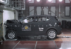 Le Volkswagen T-Cross obtient cinq étoiles aux crash-tests Euro NCAP